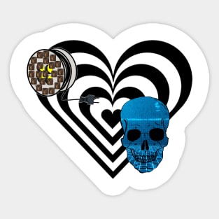 Future skull Sticker